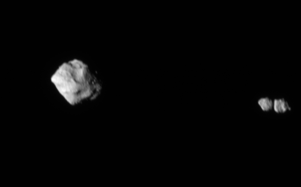 Dinkinesh and its contact moon